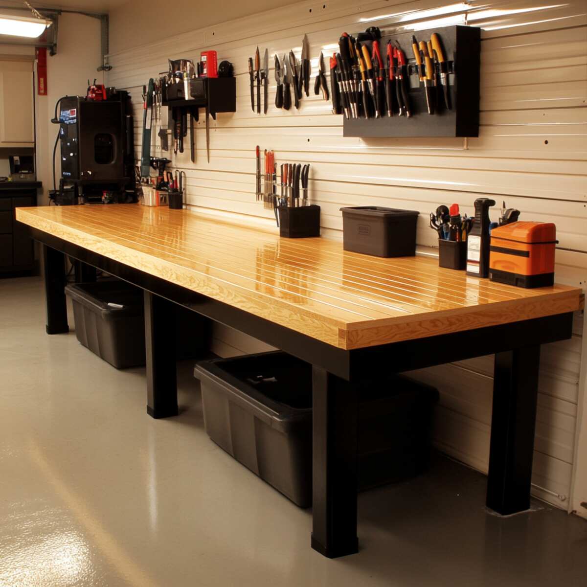 Customizable Garage Workbench System