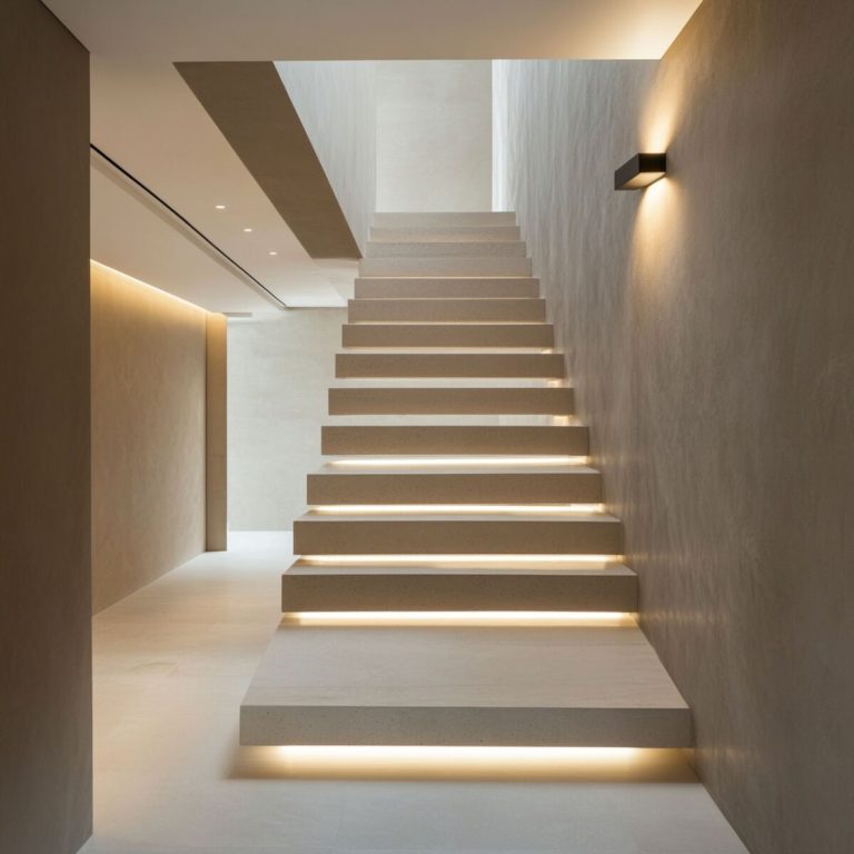 25 Space-Saving & Stylish Floating Staircase Ideas for Every Home