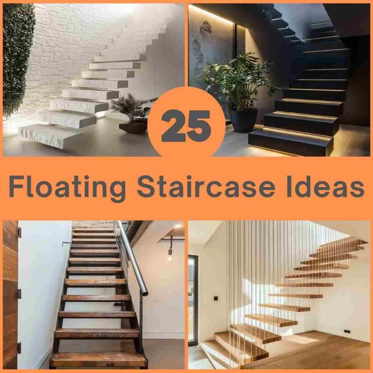25 Space-Saving & Stylish Floating Staircase Ideas for Every Home
