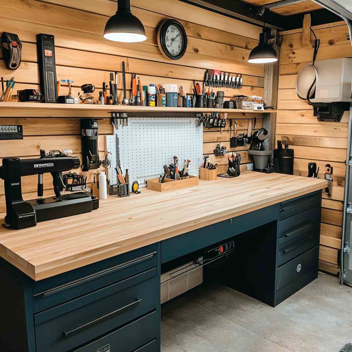 Garage Workbench with Vice