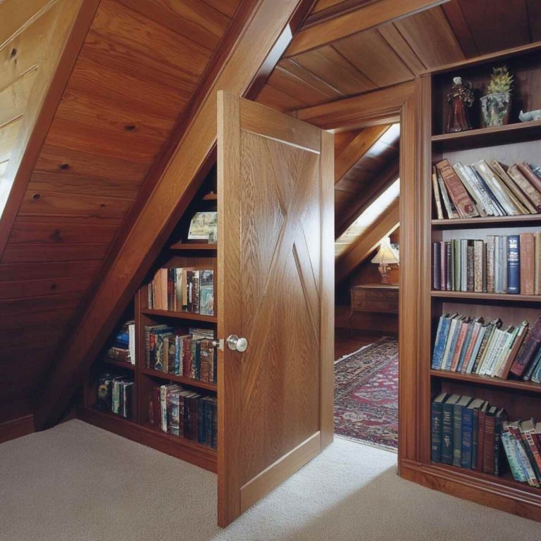 21 Brilliant Hidden Attic Door Ideas