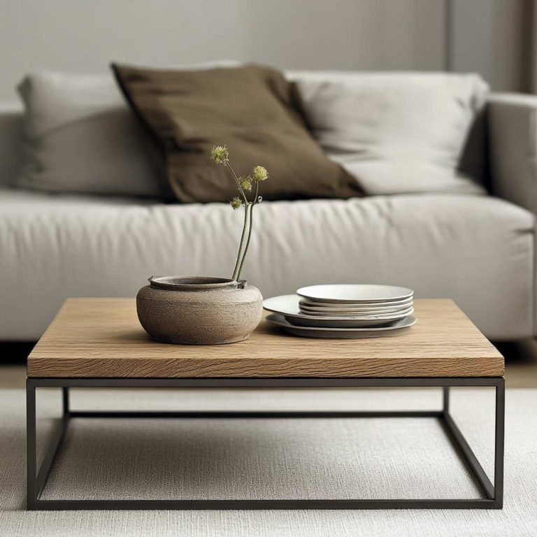 Image showcasing 19 Simple & Stylish Minimalist Coffee Table Ideas