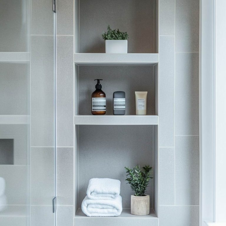 20 Stylish and Practical Bathroom Wall Niche Ideas