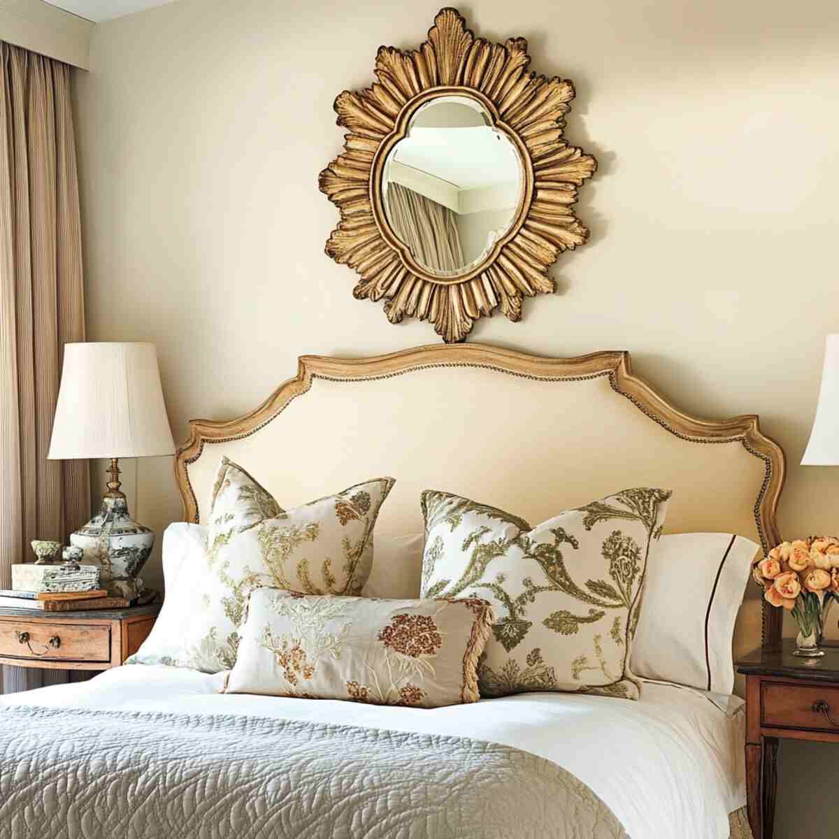 1. Above the headboard - Mirror Placement Ideas in Bedrooms-resized