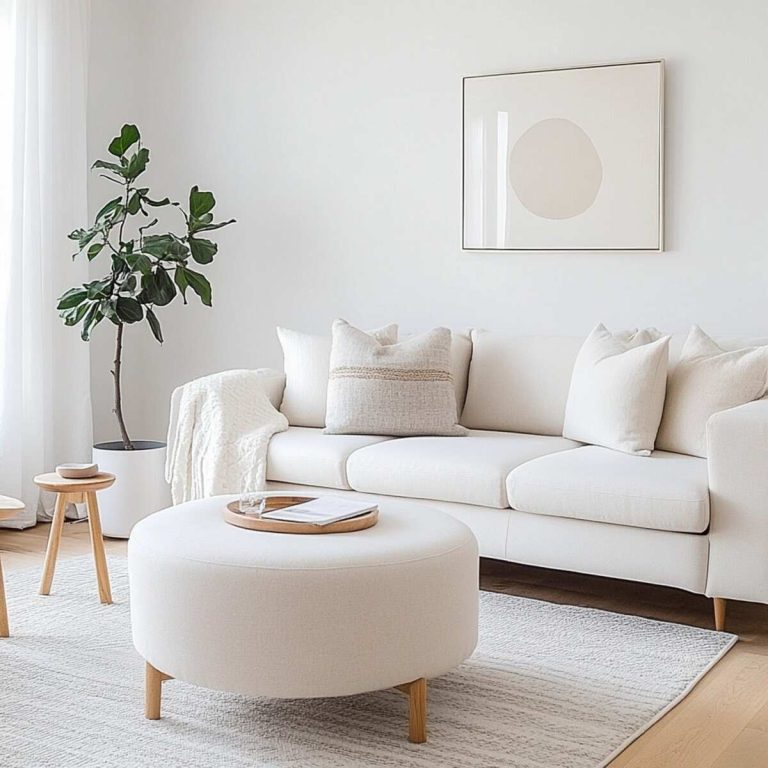 Scandinavian Ottoman - Pinterest