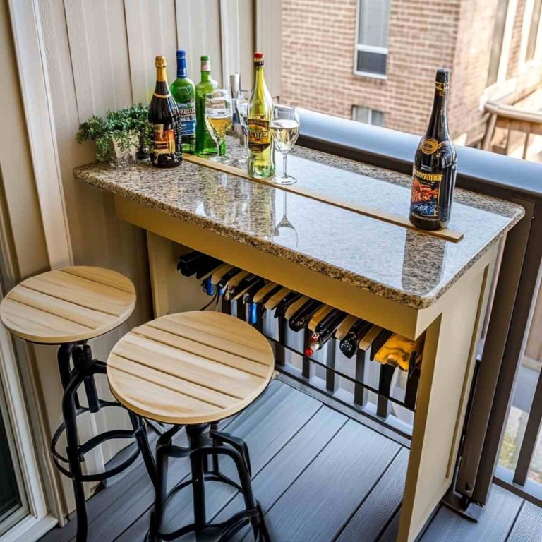 Bar Balcon Examples 17 Genius Balcony Bar Ideas for Small Spaces