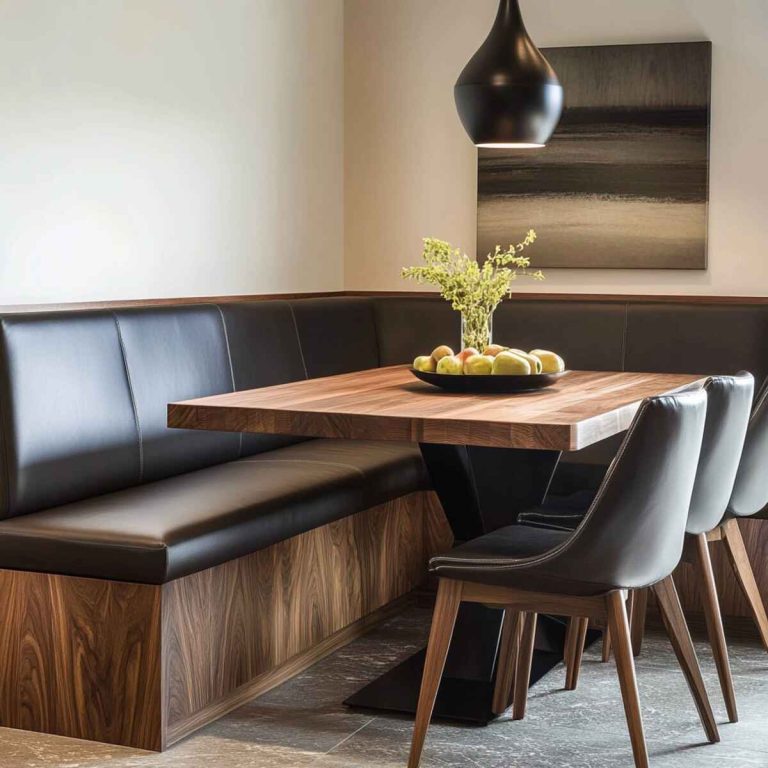 17 Corner Dining Bench Ideas for Small Spaces
