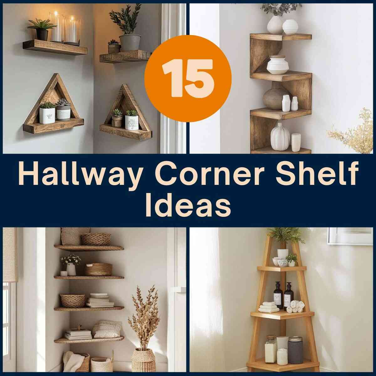 Hallway Corner Shelf Ideas
