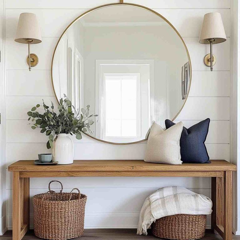 15 Entryway Mirror Wall Ideas That Open Up Your Space