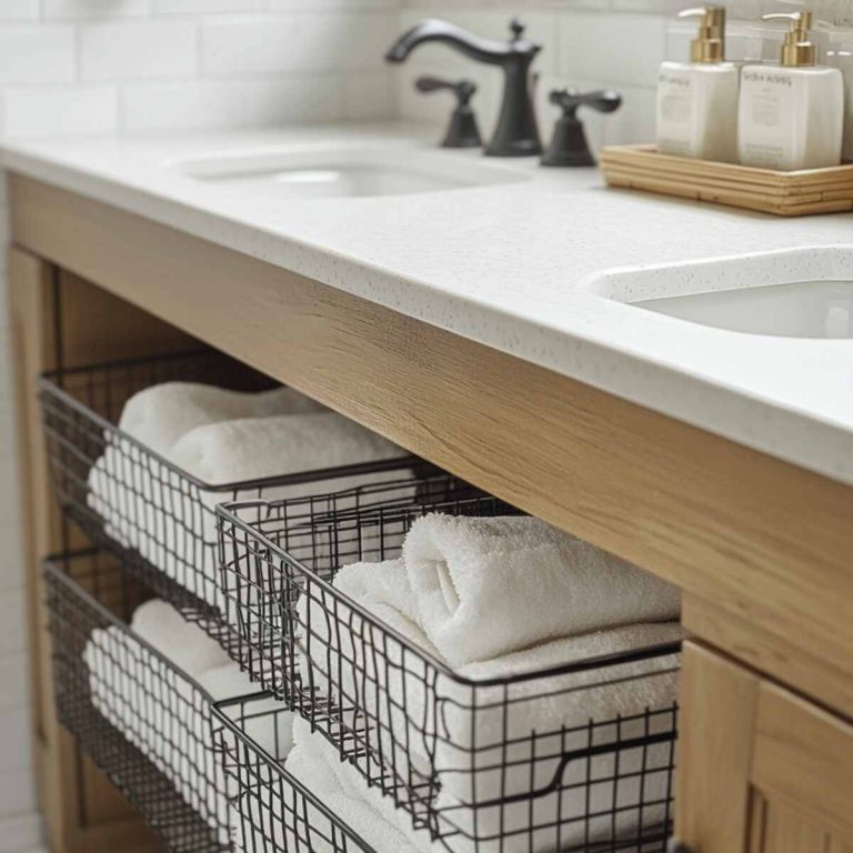 19 Bathroom Vanity Storage Ideas That Make Life So Much Easier