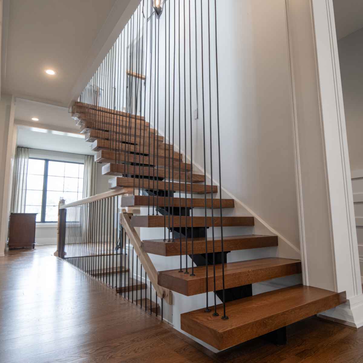Open Risers with Vertical Metal Rods