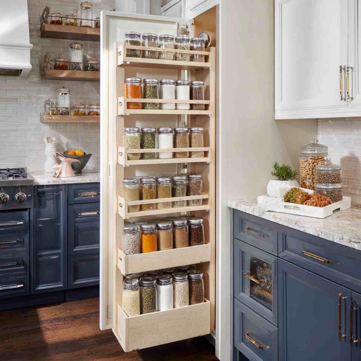 Vertical Pull-Out Spice Pantry