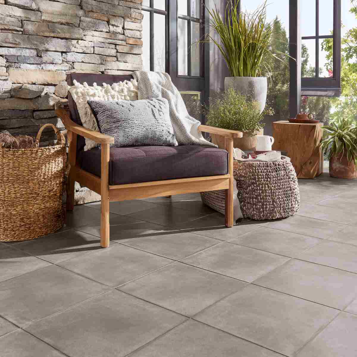 Concrete-Look Tiles