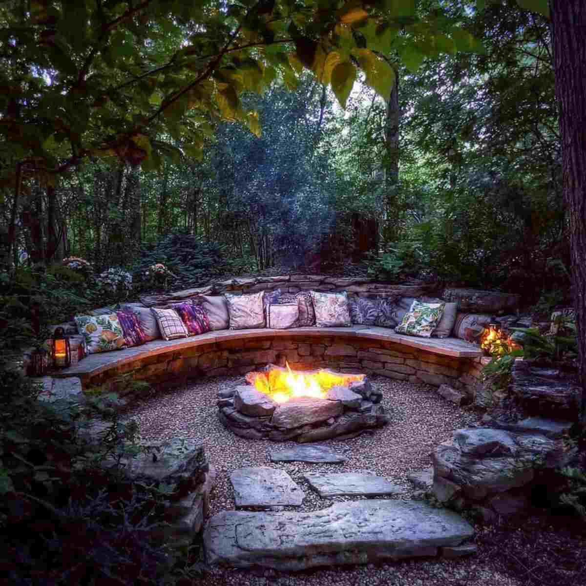 Fire Pit Seating Circle