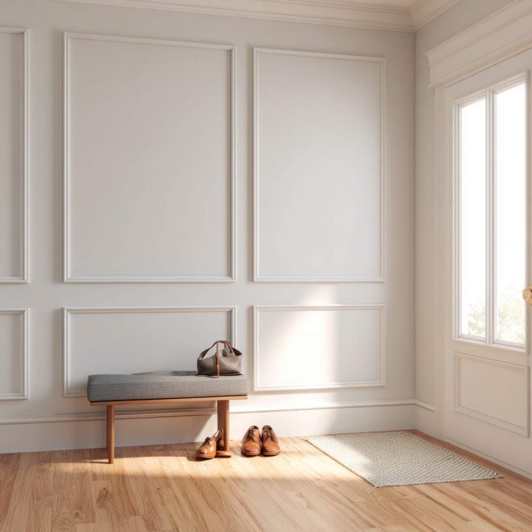 25 Entryway Wall Molding Ideas That Make a Big First Impression - Happy ...