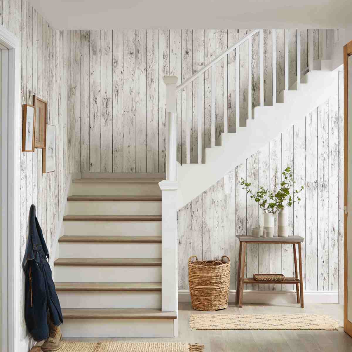 Rustic Wood Panel Look