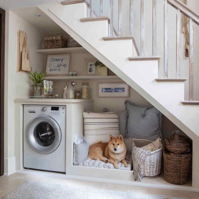 19 Genius Under Stairs Laundry Ideas, Smart Space Solutions