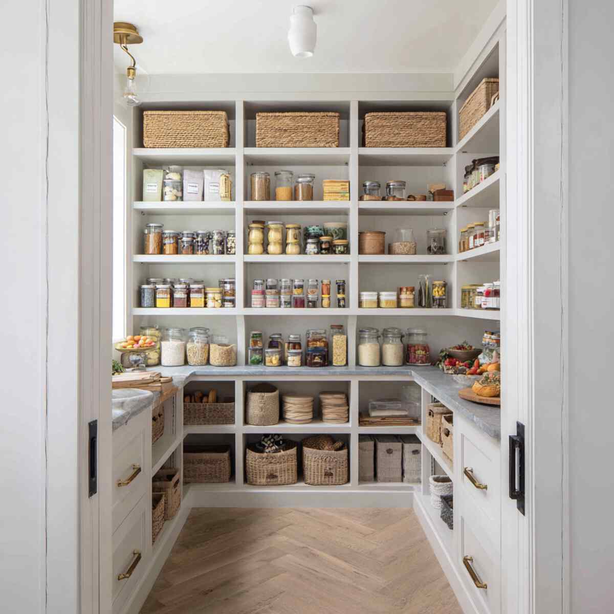 Open Shelving Pantry