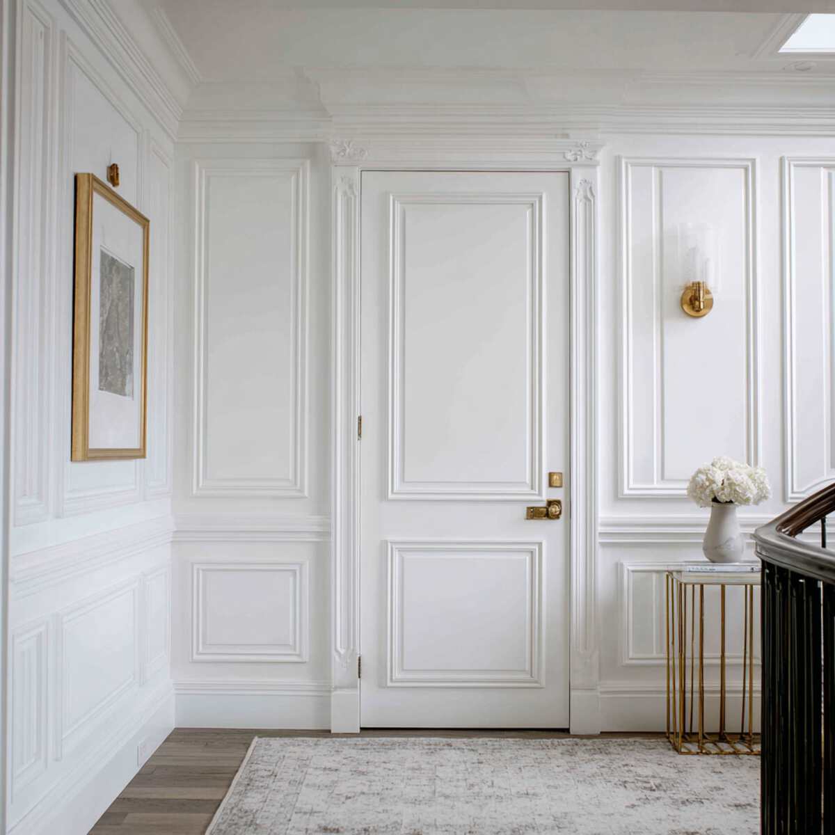 Inset Wall Panels with Molding