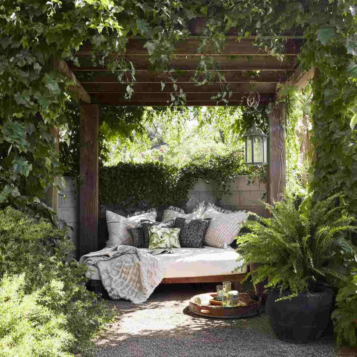 Pergola with Climbing Vines