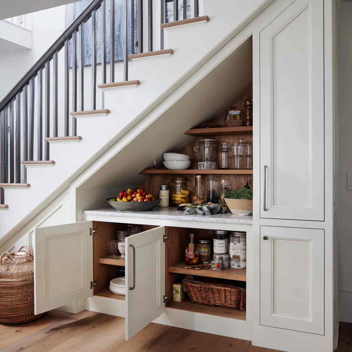 Under-Stair Pantry Cabinet