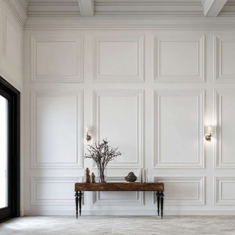 25 Entryway Wall Molding Ideas That Make a Big First Impression - Happy ...