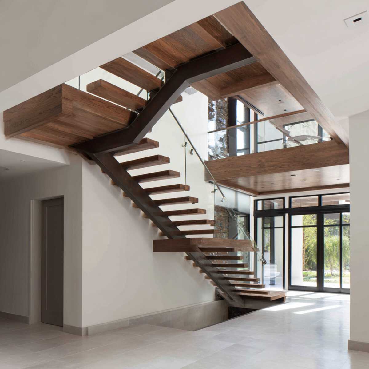 Geometric Open Risers with Angular Support Beams
