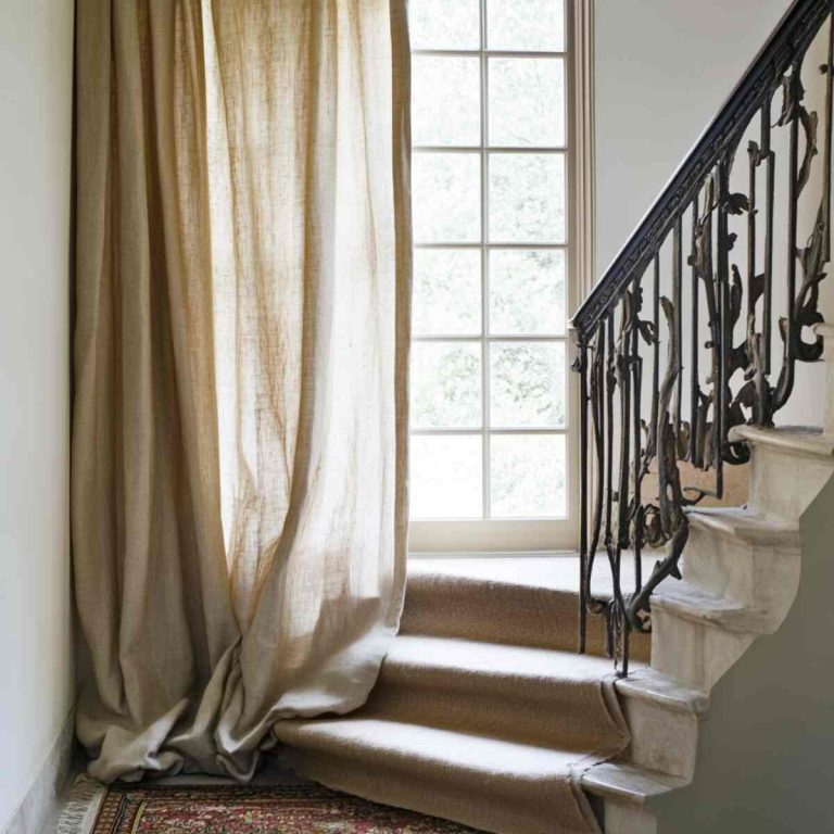 20 Brilliant Staircase Window Curtain Ideas You’ll Want to Try