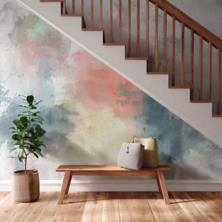 18 Stunning Staircase Wallpaper Accent Ideas That Will Totally ...