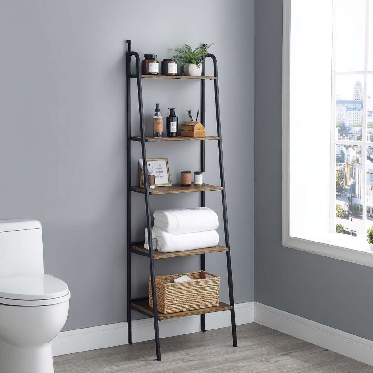 Minimalist Black Metal Ladder