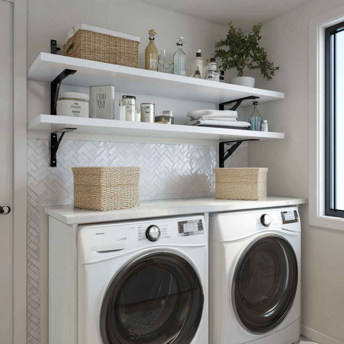 White MDF Clean-Lined Shelf