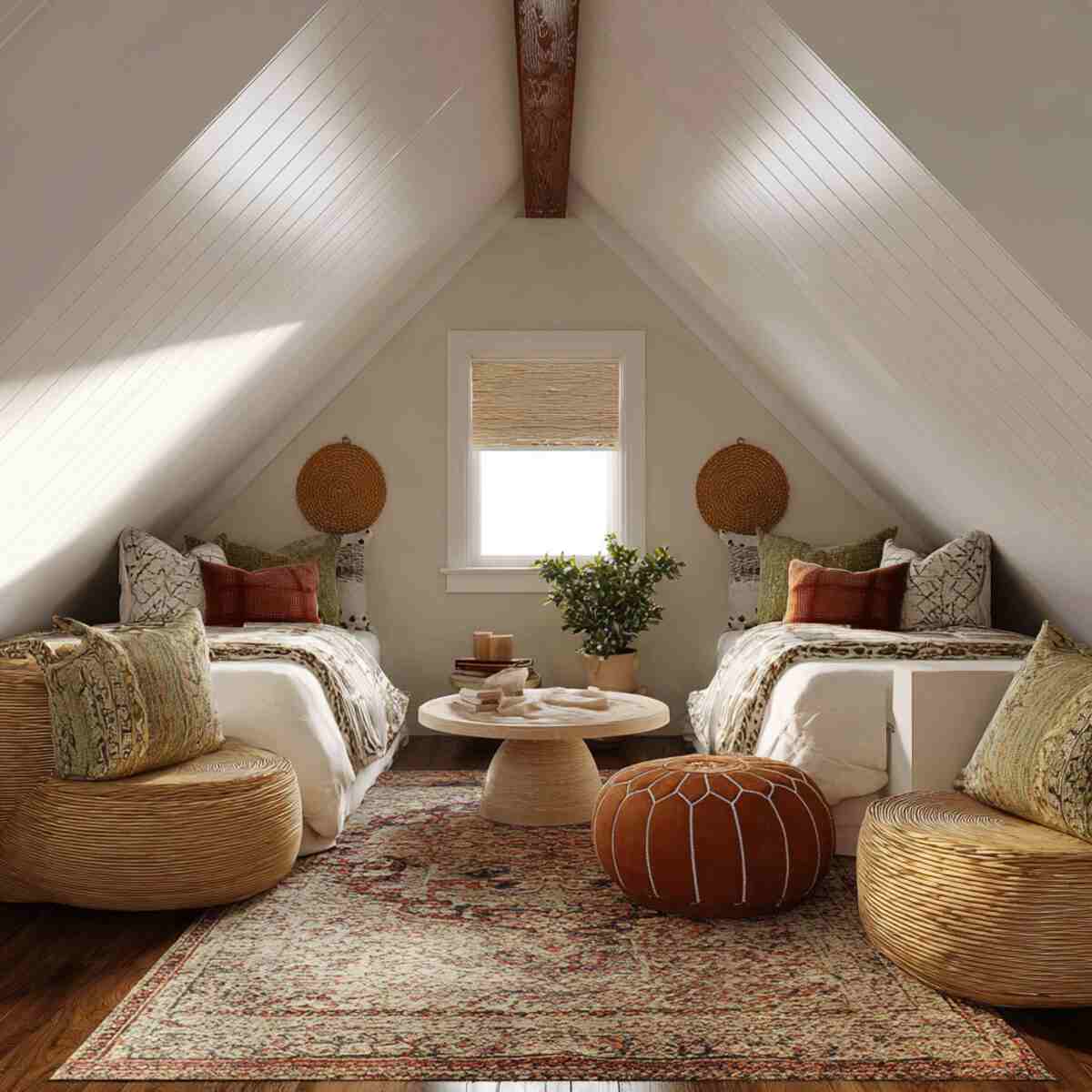 Boho-Chic Attic Guest Space