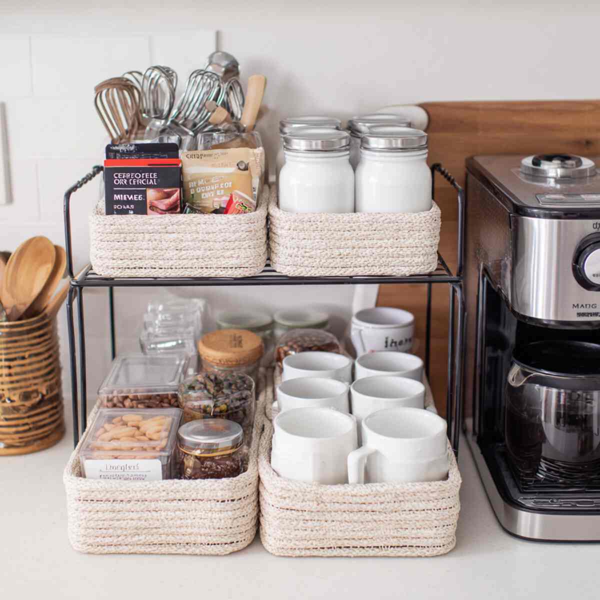 Coffee Station Supply Basket