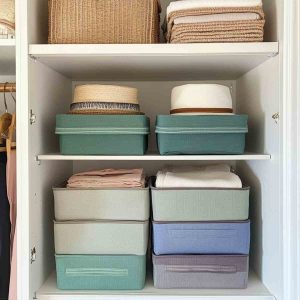 19 Stackable Storage Bin Ideas That Will Instantly Organize Your Closet