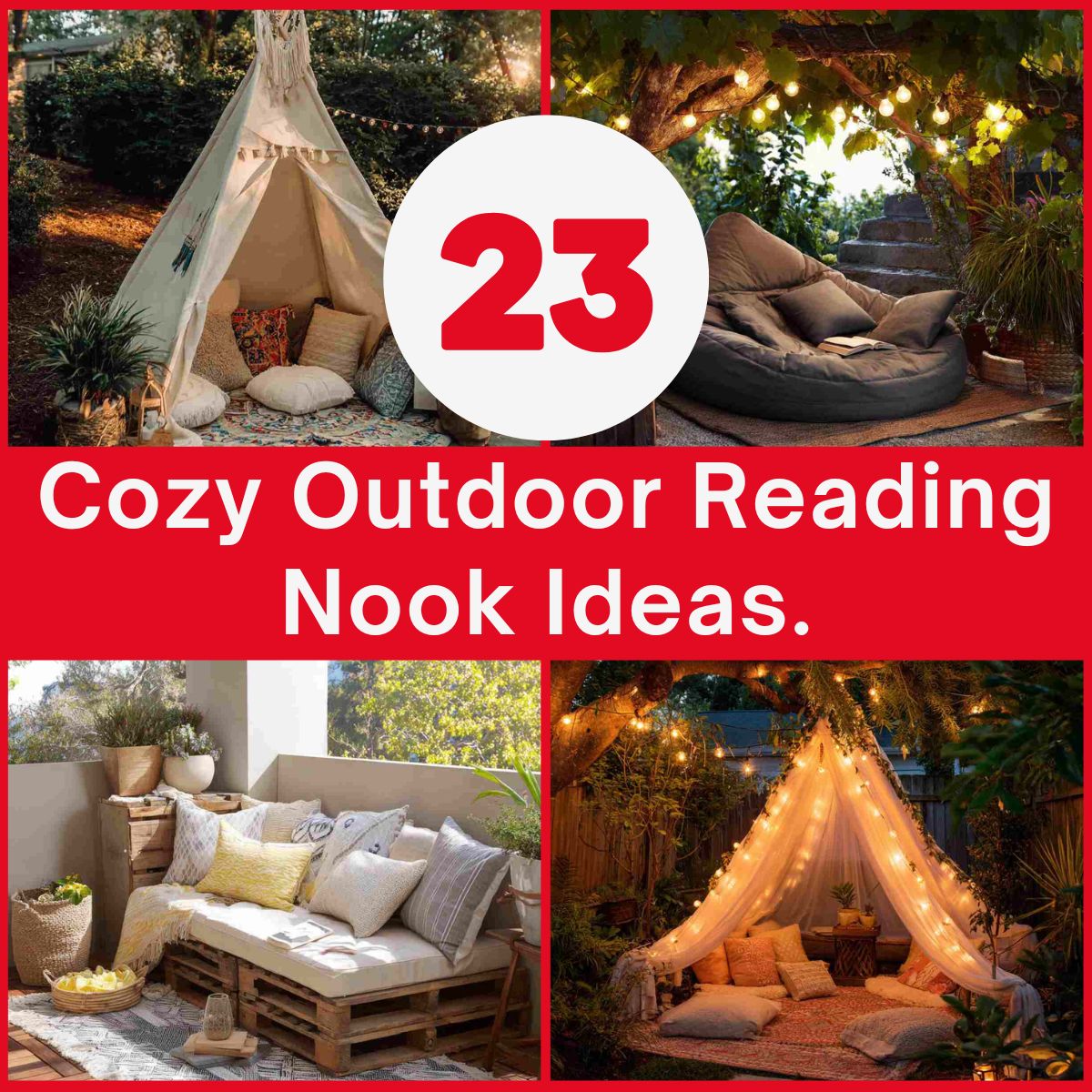 Cozy Outdoor Reading Nook Ideas