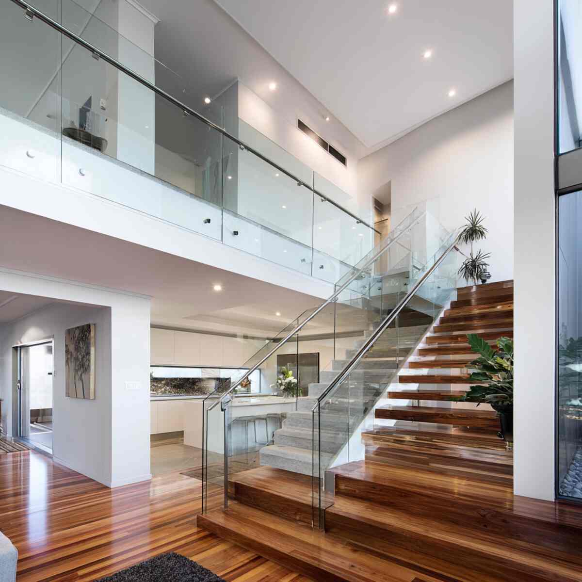 Double-Height Glass Balustrade