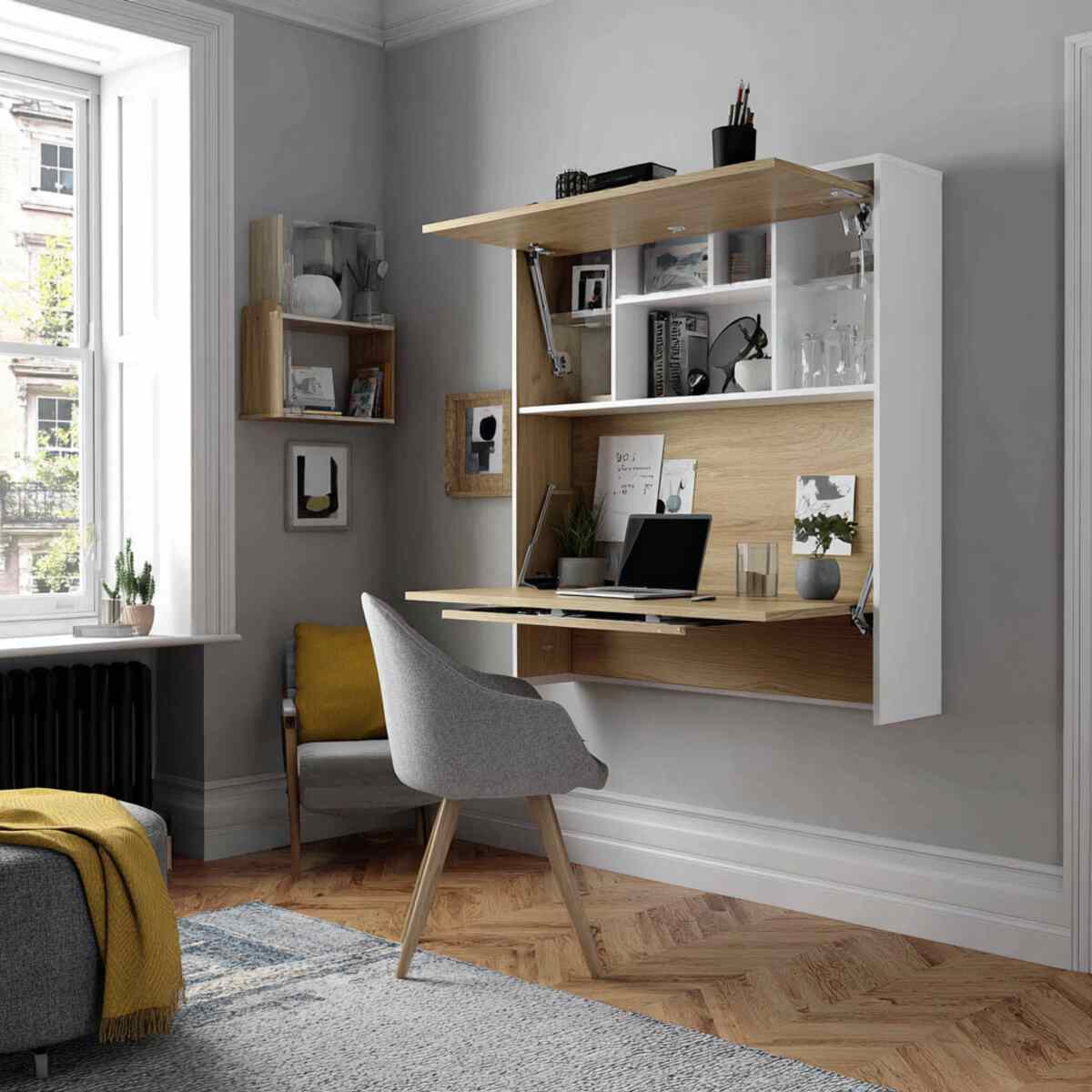 Fold-down Wall Desk