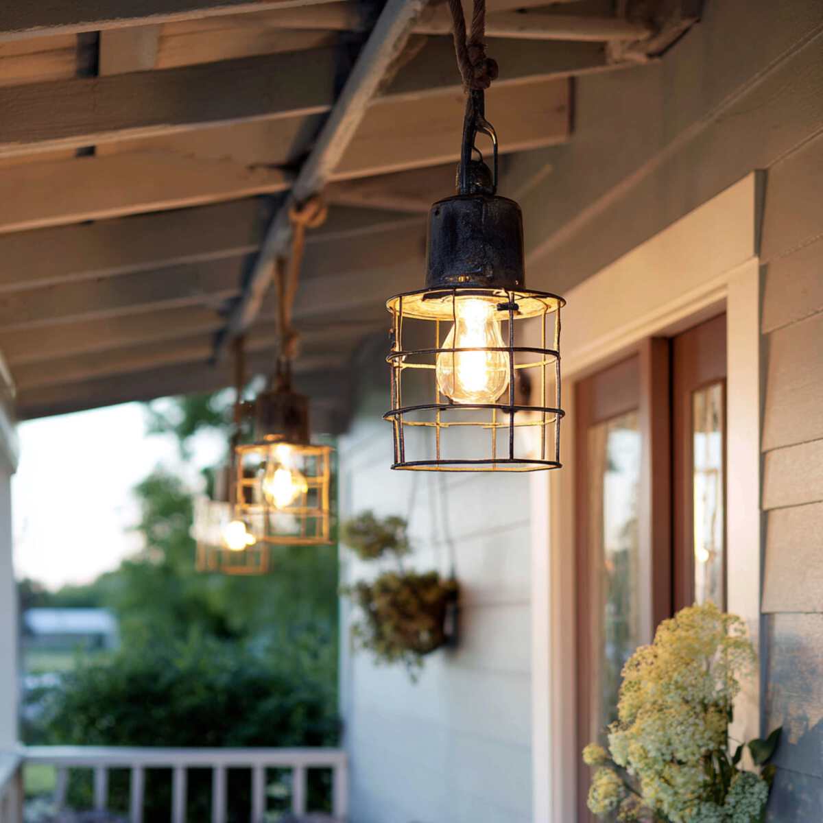 Industrial Cage Lights