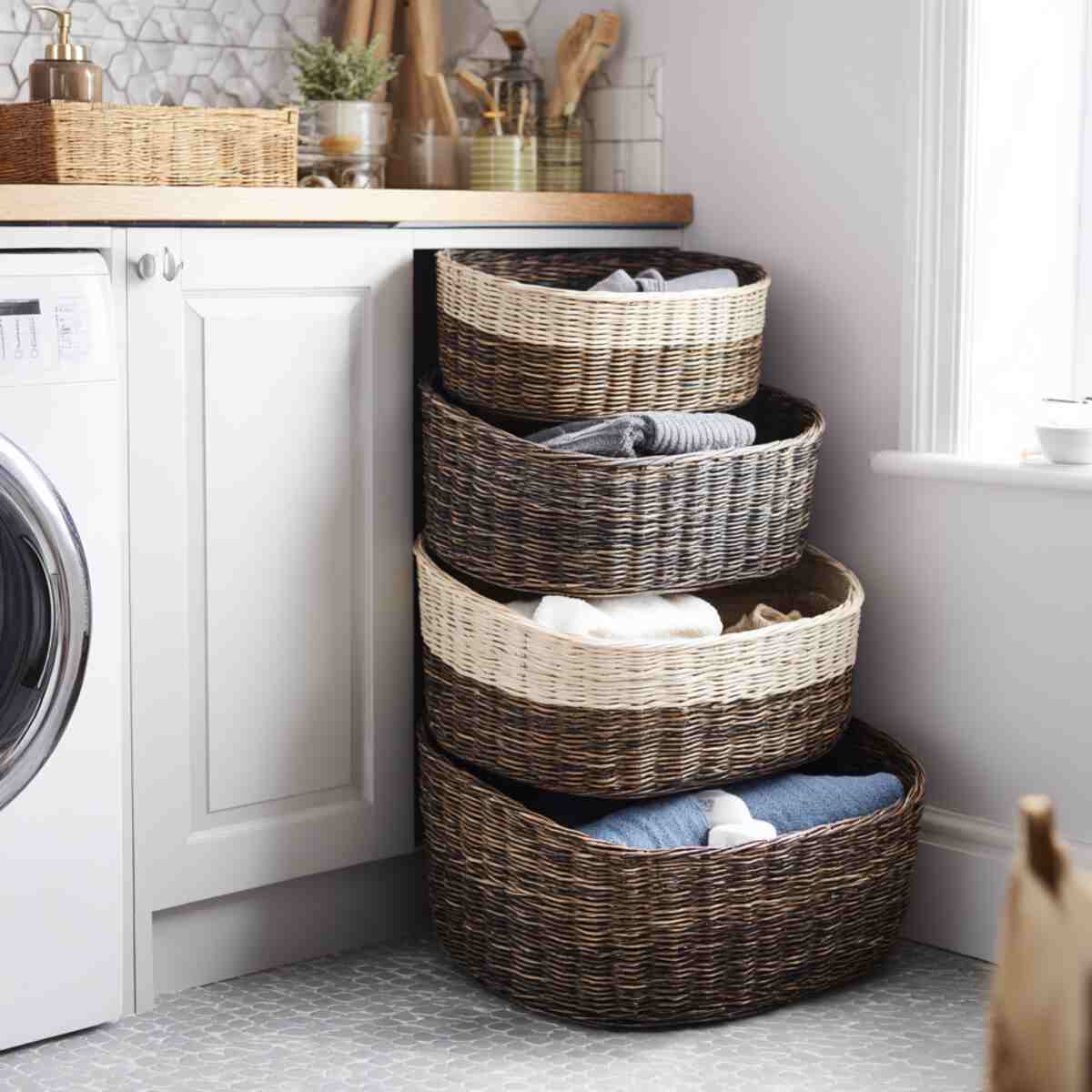 Laundry Room Sorting Baskets