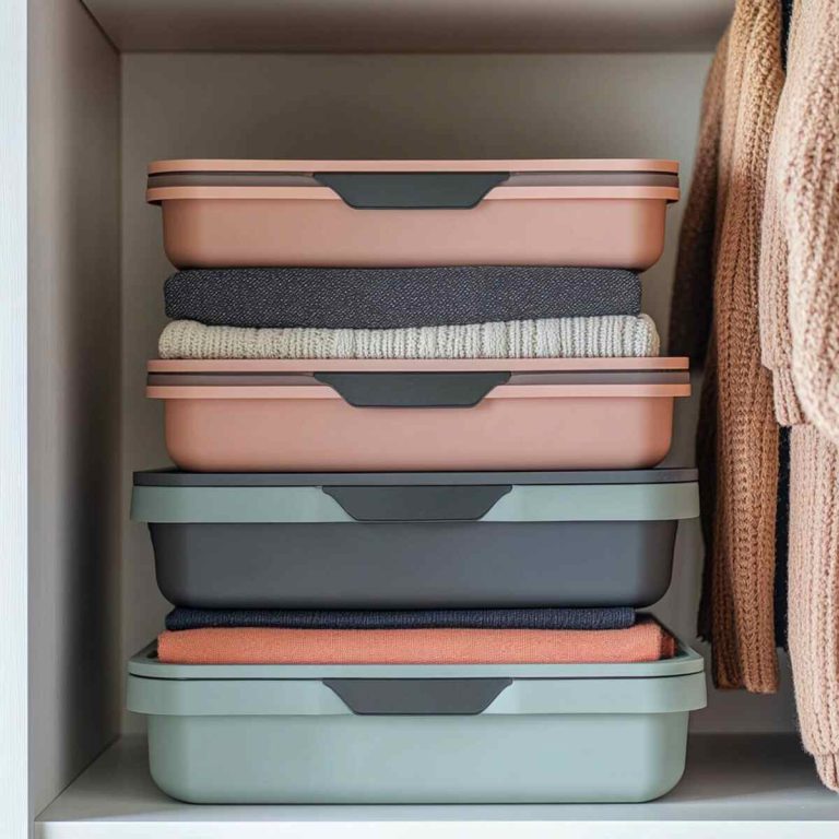 19 Stackable Storage Bin Ideas That Will Instantly Organize Your Closet