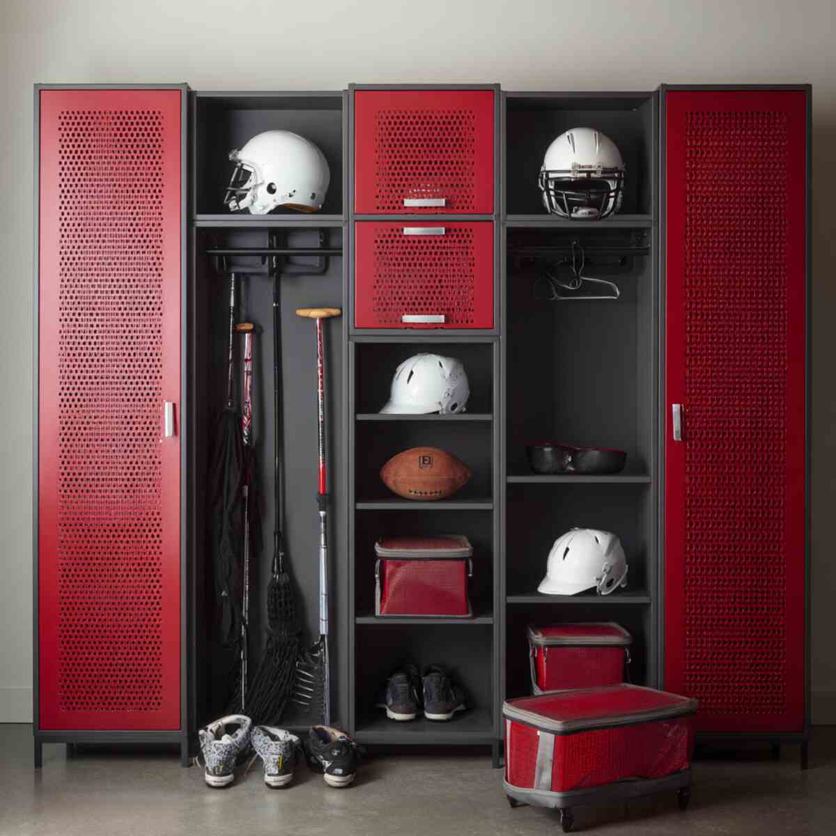Multi-sport Gear Lockers