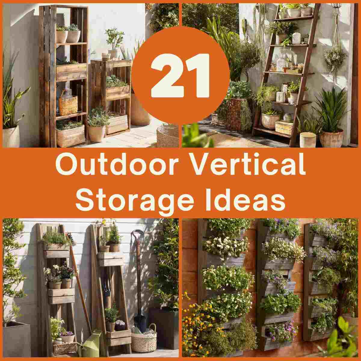 Outdoor Vertical Storage Ideas