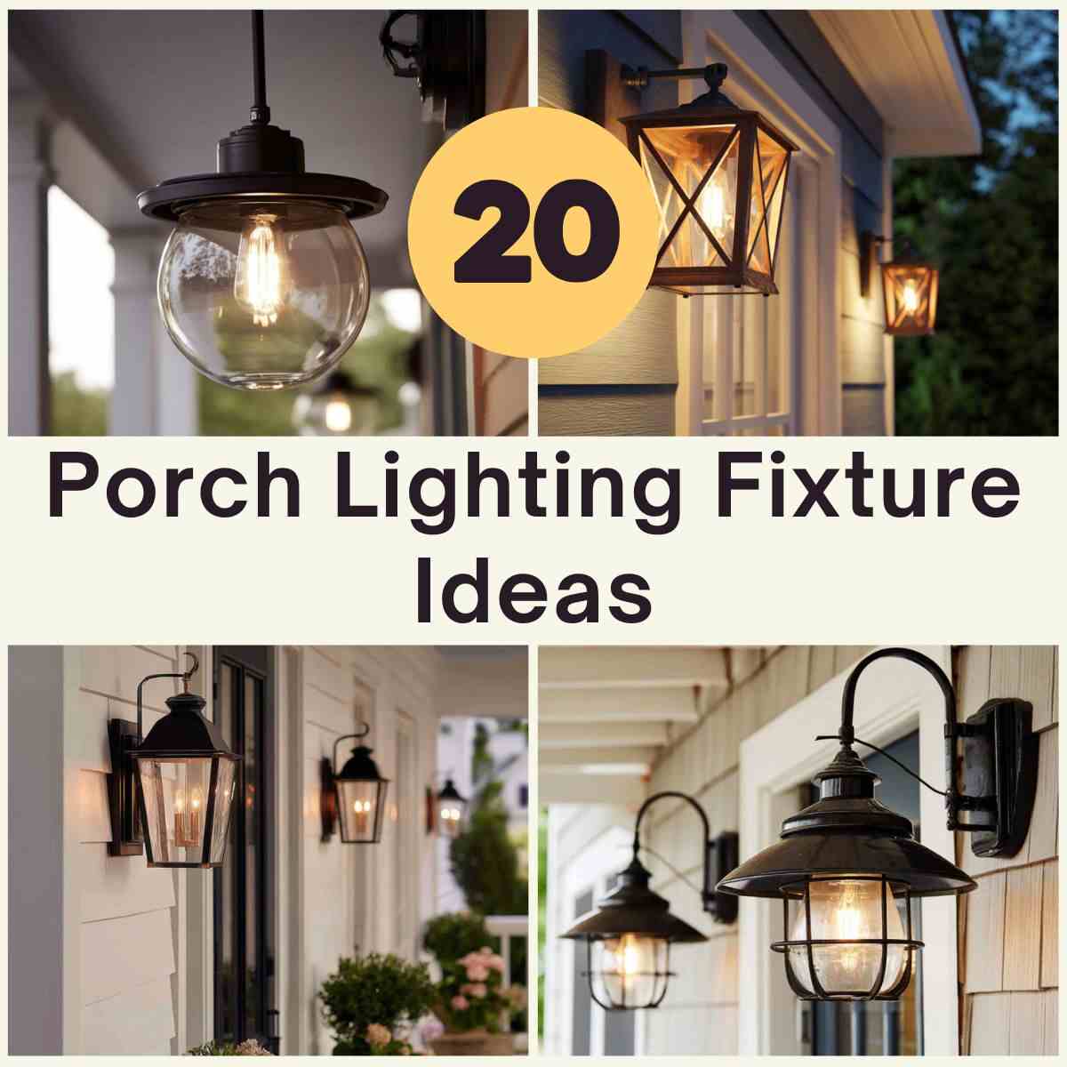 Porch Lighting Fixture Ideas