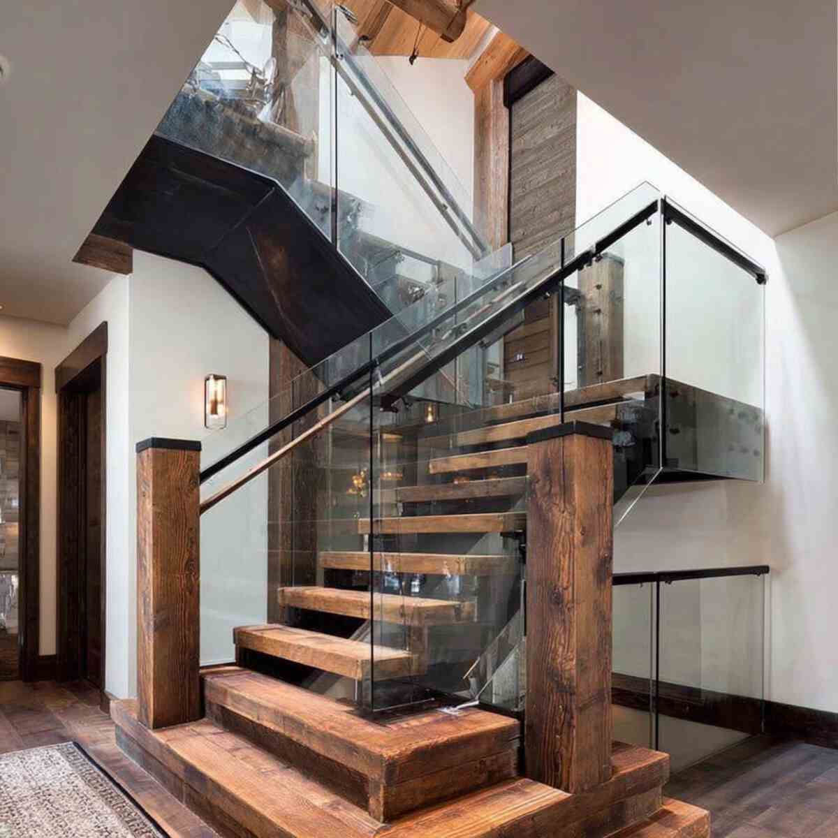 Rustic Wood and Glass Blend