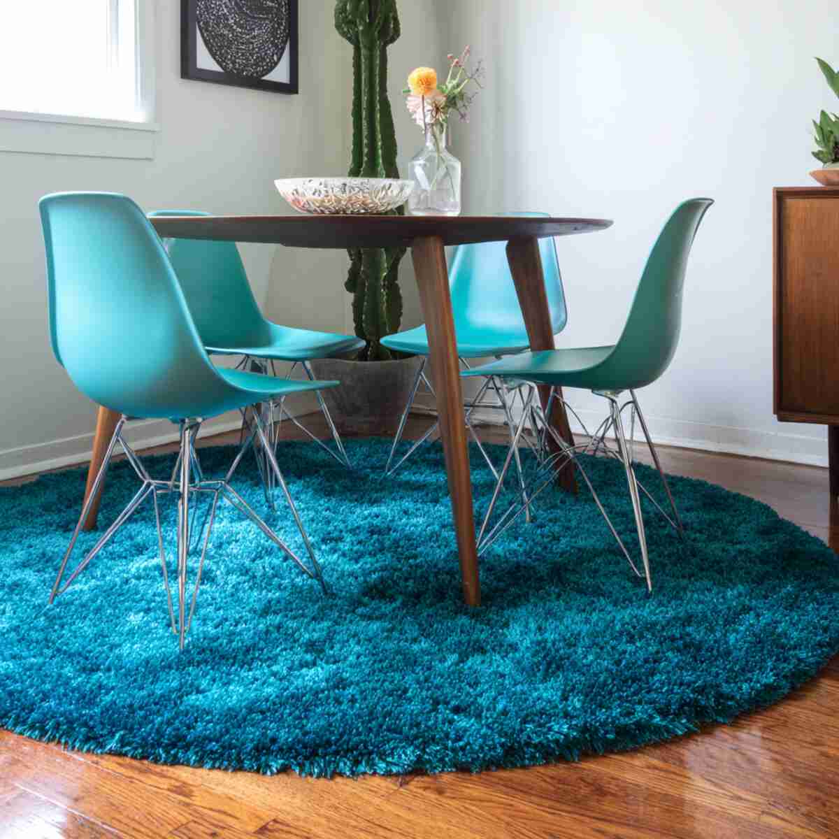 Solid Color Shag Rug