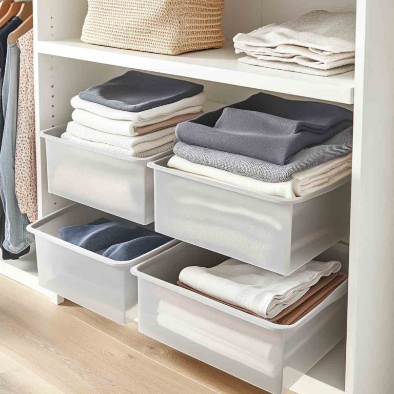 19 Stackable Storage Bin Ideas That Will Instantly Organize Your Closet