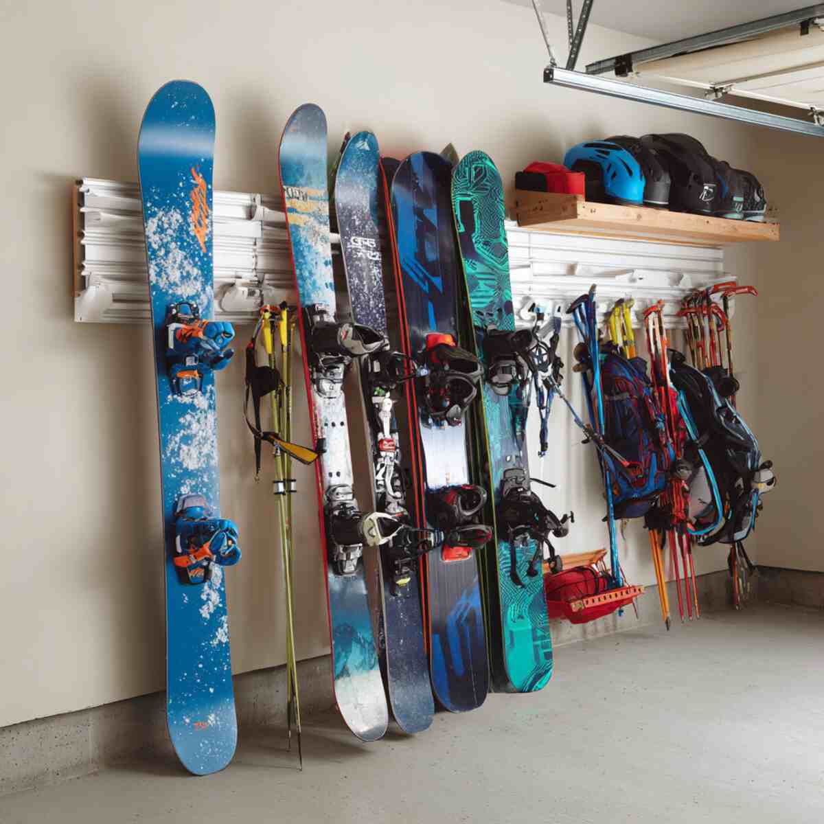 Vertical Ski/Snowboard Racks