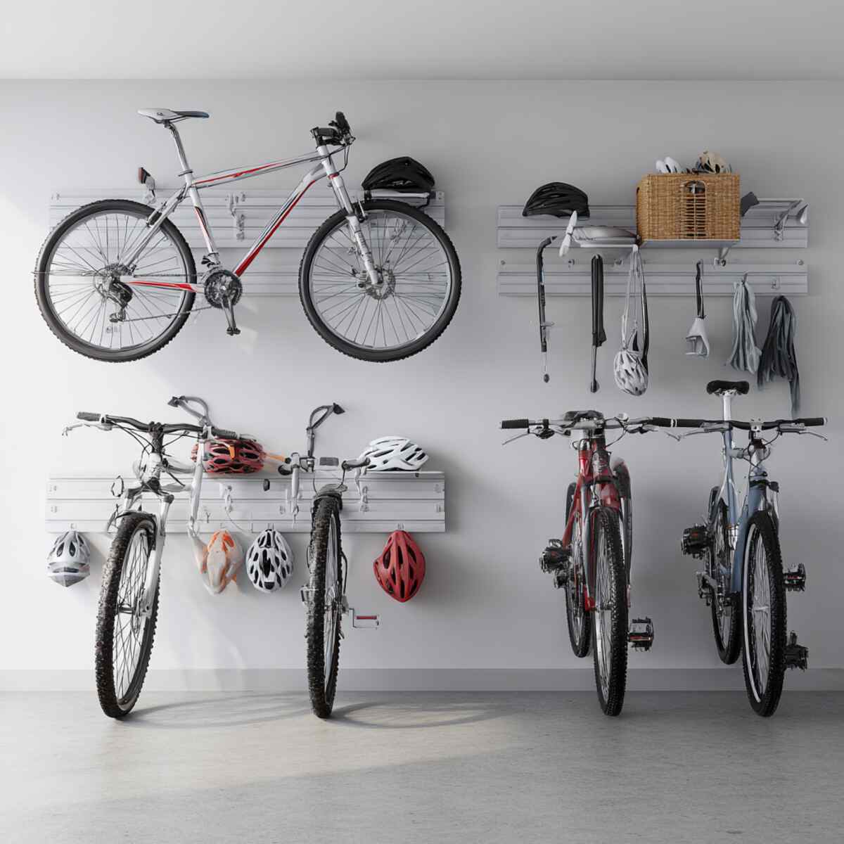 Wall-mounted Bike Racks