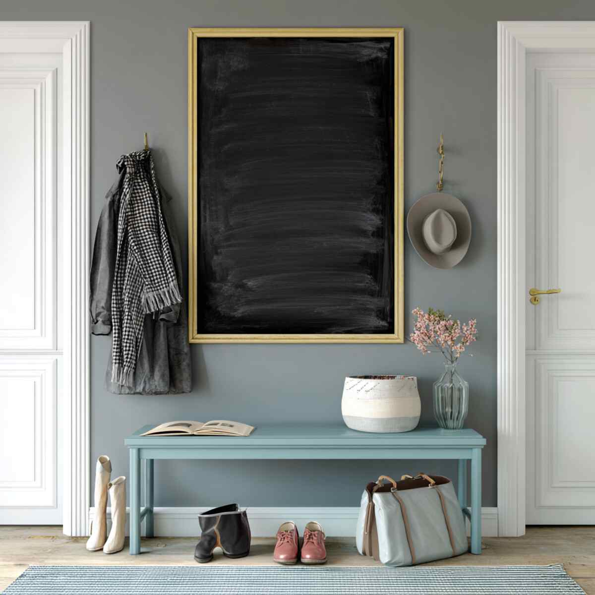 Framed Chalkboard Panel