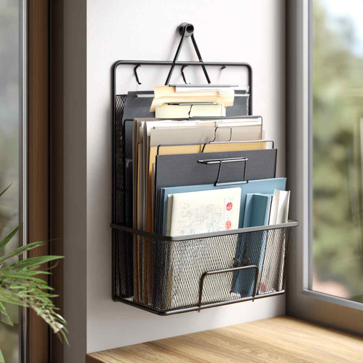Hanging Metal File Rack